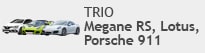 Stage de pilotage au circuit de Charade avec trio Mégane Lotus Porsche 911